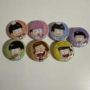 오소마츠 6쌍둥이 핀 배지 7개 세트 + 봉제 인형 3개