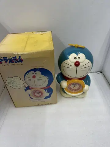 새상품급 도라에몽 알람 시계 오야마 노부요시 목소리 오리지널 박스 포함
