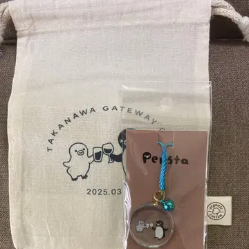 Suica의 펭귄 다카나와 게이트웨이 복조리 주머니 유리 네츠케