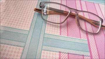 그레이 스퀘어형 안경