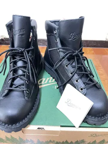 Danner 블랙 워크 부츠