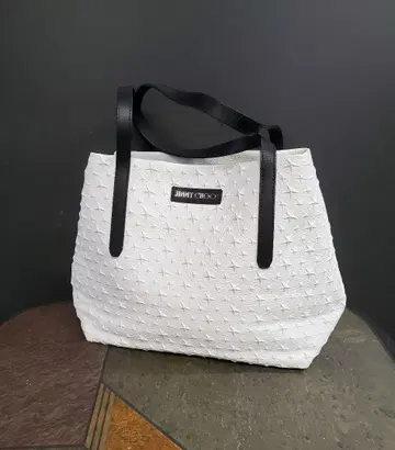 JIMMY CHOO 토트백 화이트