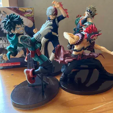 나의 히어로 아카데미아 피규어 세트 미도리야, 토도, 가츠호, 기리시마