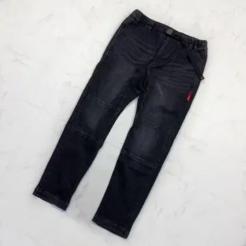 ROKX roial 콜라보 클라이밍 데님 팬츠 블랙 M 벨트 포함 1