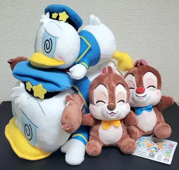미키와 프렌즈 도타바타 파티 FukuFuku 트리플 봉제 인형 컴프