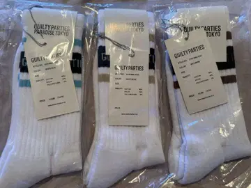 와코마리아 SKATER SOCKS 3세트 블루 베이 브라운