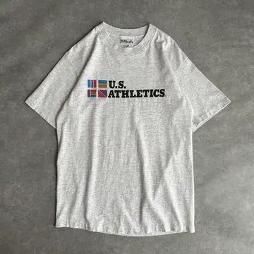 90s 기업 로고 프린트 티셔츠 USA제 싱글 스티치 심플한 디자인