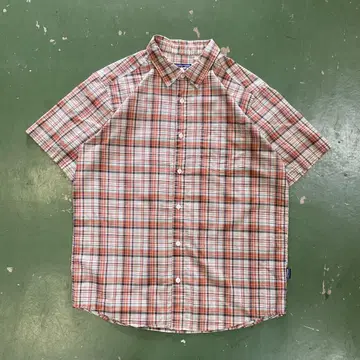 Patagonia 반팔 BD 체크 셔츠 M 사이즈