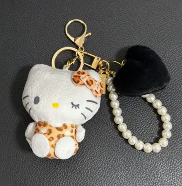 자라자라 키링 키티 레오파드 봉제 인형 걸 키티