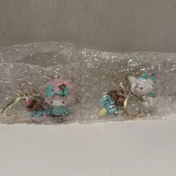 참키티 마스코트 참 초코 민트 디자인 산리오