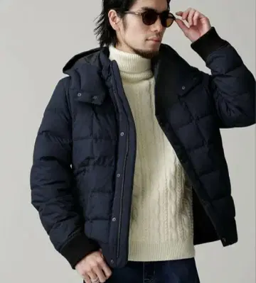 NANOuniverse 카와다 페더 RIB 다운 다운 자켓