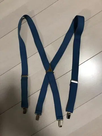 독일군 빈티지 서스펜더 블루