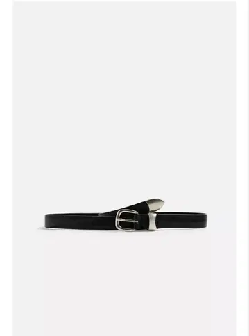 ZARA 메탈 칩 가죽 벨트 JP90(M) 미사용 새상품
