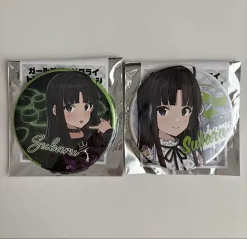 걸즈 밴드 크라이 Anibirth 아와 스바루 캔뱃지 2종 세트