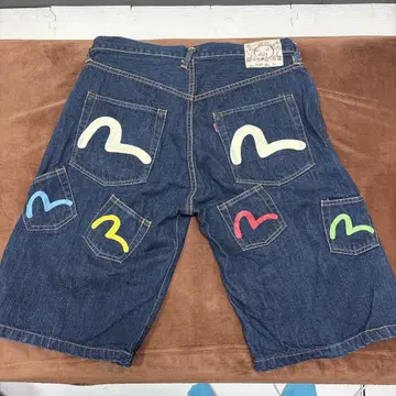 에비수 청바지 하프 팬츠 데님 SIZE35