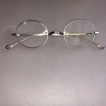 금자안경 이도 타미오 작품 앤티크 실버
