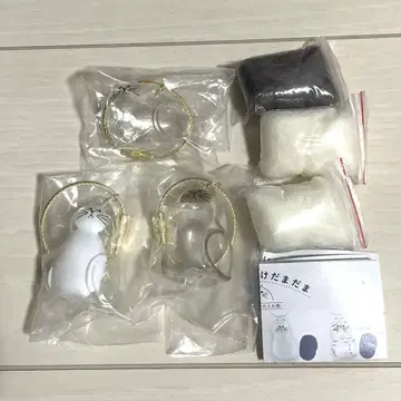 우리 아이의 케다마다마 노멀 하치와레 샴 가챠 고양이 3개 세트