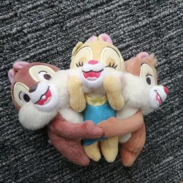 칩과 데일 봉제 인형 키링