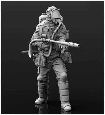 1/35 화염방사기를 든 병사 ARMY 레진 피규어 H107