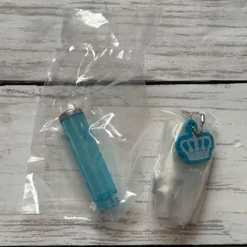 KING BLADE 킨브레 가챠 미니어처 응원봉 라이트 블루