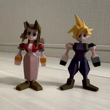 FF7R 기념 복권 G상 미니 피규어 2개 세트 클라우드 앨리스