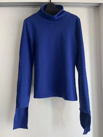 아르토 AALTO 터틀넥 긴팔 티셔츠 하이넥 이너 블루