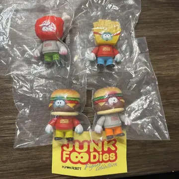 JUNK FOODIES 피규어 4종 세트