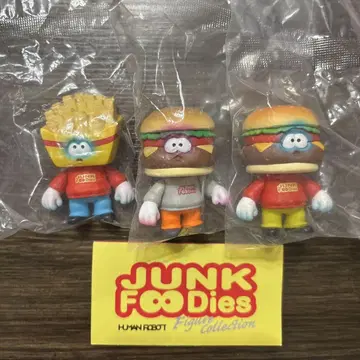 JUNK FOODIES 피규어 3종 세트