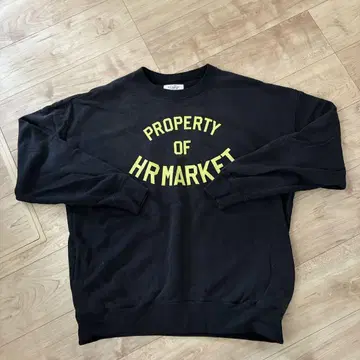 H.R. MARKET 블랙 맨투맨