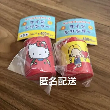 산리오 캐릭터즈 코인 실린더 가챠가챠 키티 패티 & 지미