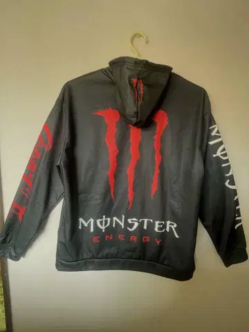 Monster Energy 후드 부착 후드티