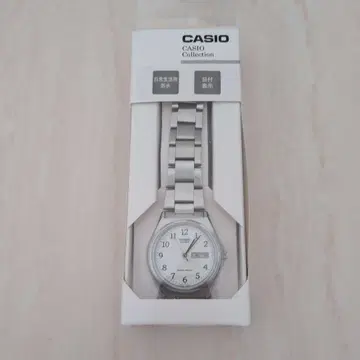 카시오 MTP-1240DJ-7BJH 실버 메탈 벨트