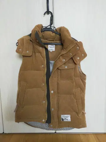 Mitsumine 후드 부착 브라운 베스트 M