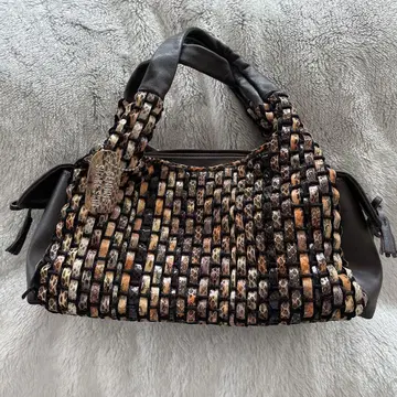 GENUINESNAKESKIN 가죽 뜨개질 디자인 핸드백