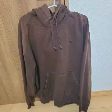 챔피온 브라운 후드 부착 후드티
