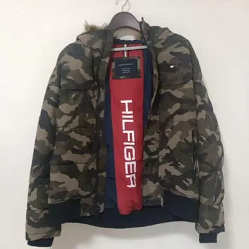 타미힐피거 카모플라쥬 다운 자켓 XL