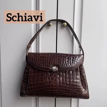 schiavi 핸드백 숄더백 2WAY 크로커다일