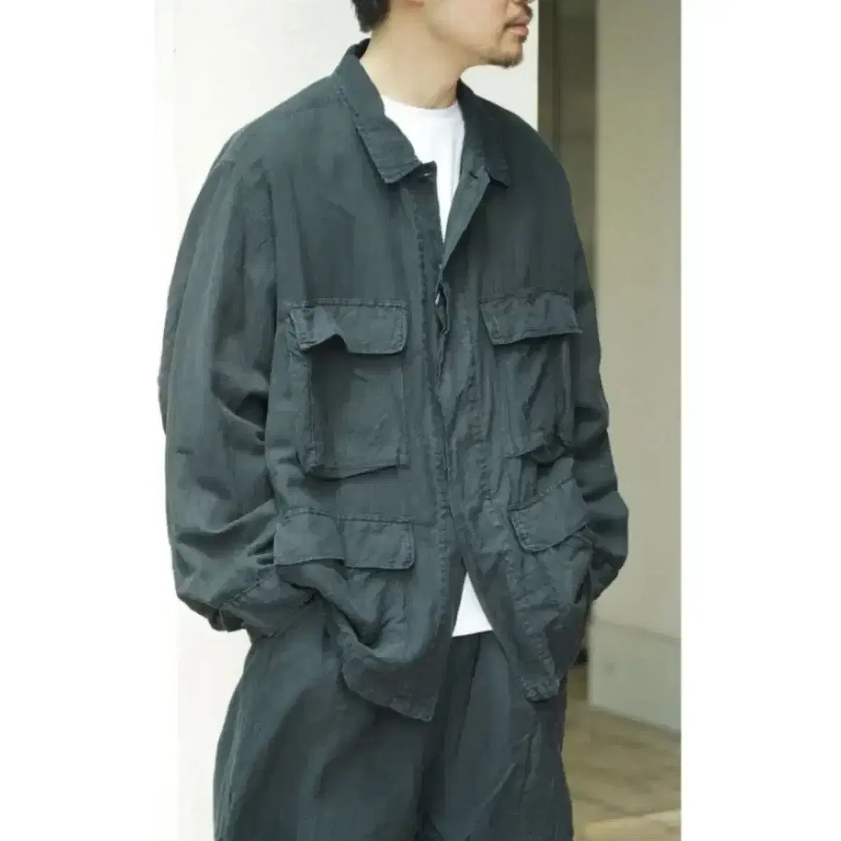 COMOLI | 코모리 2) comoli Comoli 25ss Raw Silk B.D.U Jacket