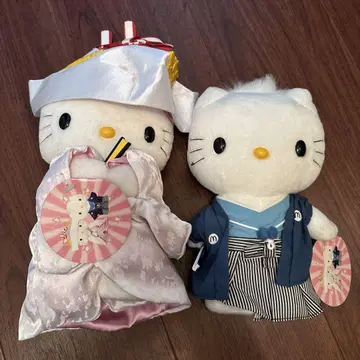 새상품 키티 다니엘 결혼식 웨딩 봉제 인형 신랑 신부