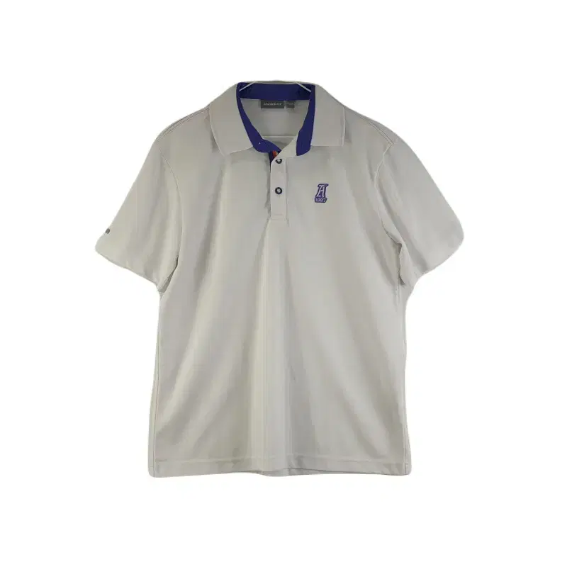 G5474 ASHWORTH 남100 화이트 반팔 카라티
