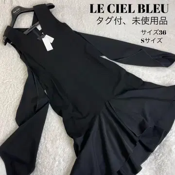 미사용 LE CIEL BLEU 플레어 슬리브 원피스 S 사이즈