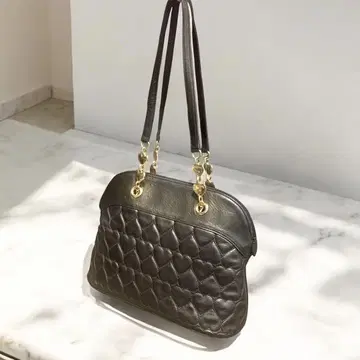 Moschino 블랙 가죽 숄더백