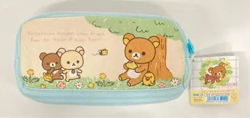 San-X 코리락쿠마와 새로운 친구들 리락쿠마/트윈 지퍼 펜 파우치