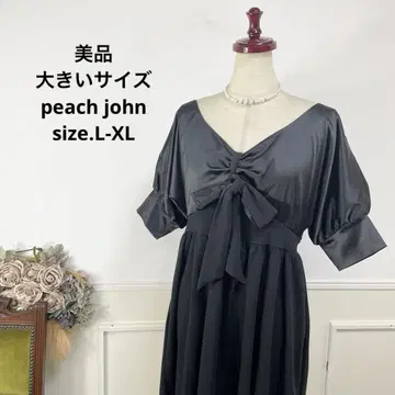 새상품급 빅 사이즈 peach john 블랙 원피스