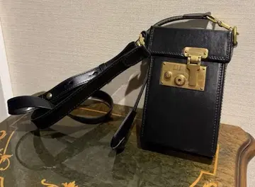 던힐 Lock 메신저 백 블랙 가죽