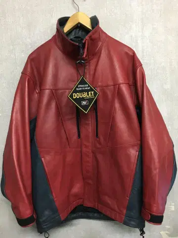 더블렛 25ss 새상품급 오버 사이즈 가죽 마운틴 자켓