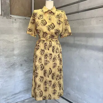 쇼와 레트로 원피스