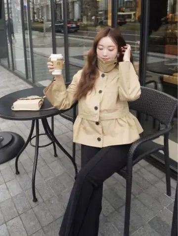 HYEON 트렌치 2way 미사용 새상품
