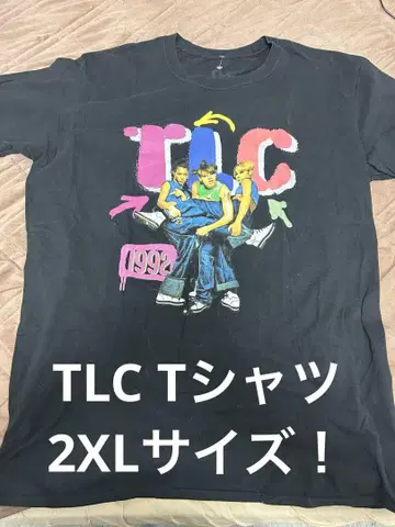 새상품급 2XL! TLC 티엘시 티셔츠 블랙