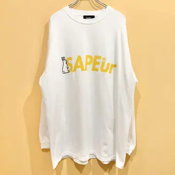 SAPEur FR2 콜라보 티셔츠 화이트 XL